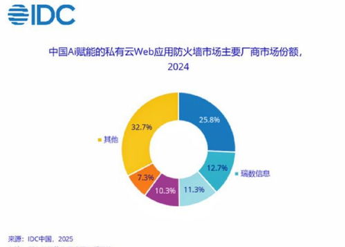 瑞数信息蝉联idc中国ai赋能私有云waf市场份额top2